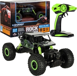 Mașină RC Rock Crawler 1:18 4WD 2,4 GHz – Verde