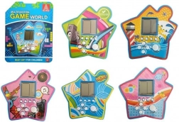 Joc electronic de buzunar în formă de stea – Tetris albastru