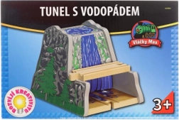 Tunel din lemn Maxim cu cascadă
