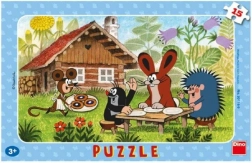 Puzzle Dino Krtek în vizită