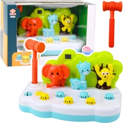 Joc distractiv cu animale Whack-A-Mole cu contor