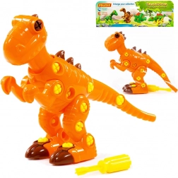 Tyrannosaurus cu șuruburi – set de construcție pentru copii