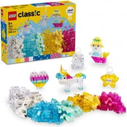 LEGO Classic set magic cu cărămizi transparente