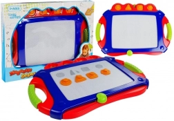 Tablă magnetică Albastră ștampile Pictionary