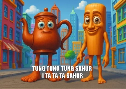 Puzzle Trefl BrainRots: Tung Tung Sahur 200 piese