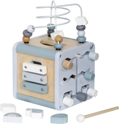 Cub educațional din lemn Montessori