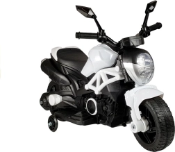 Motocicletă electrică pentru copii GTM1188 albă