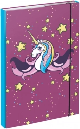 BAAGL mapă pentru caiete școlare A4 – unicorn