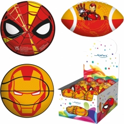 Set de mingi MARVEL – mingi rotunde și de rugby pentru copii