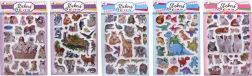 Autocolante cu animăluțe – mix de variante