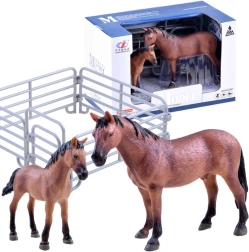 Set figurine cal și mânz – fermă SERIA ZWIERZĘTA FARMA – Cal