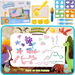 covoraș magic de desen cu apă XXL 100 × 80 cm cu ștampile și numere