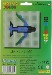 Set constructiv Mosaic Color 2în1 – elicopter și avion, 186 piese