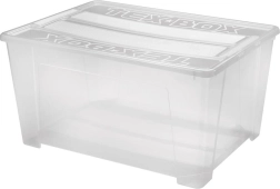 Cutie de depozitare din plastic cu capac HEIDRUN TexBox 150 l
