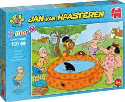 Puzzle JUMBO Jan van Haasteren Junior: Poznegrituri la piscină 150 piese