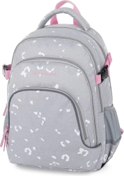 Rucsac pentru elevi OXY Scooler gri geometric