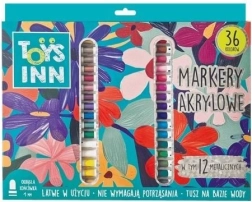 Markere acrilice TOYSINN – set de 36 culori