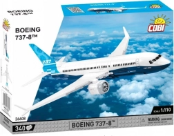 set de construcție avion boeing 737-8 de la cobi