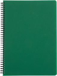 Bloc notes cu inele A5 Classic verde
