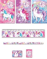 Set de scris cu motiv unicorn (mix de modele)