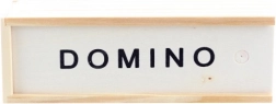 Domino din lemn în cutie