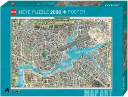 Puzzle HEYE 2000 de piese – orașul muzicii