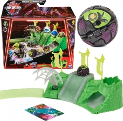 Bakugan Training Set cu Spidra Insect Clan – set de antrenament cu arme și cărți