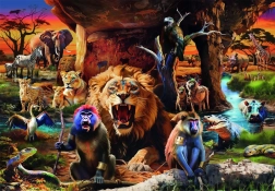 Puzzle Clementoni Ședința animalelor 1500 piese