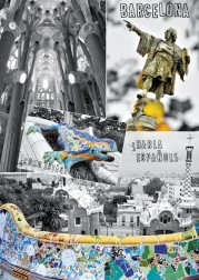 Puzzle Barcelona - colaj 1000 de piese
