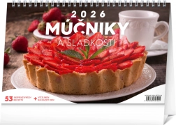 Calendar de birou 2026 Dulciuri și prăjituri