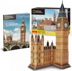 Puzzle 3D NATIONAL GEOGRAPHIC: Big Ben, 94 piese – CUBICFUN