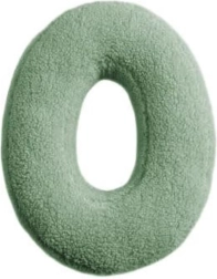 Mealini literă de pluș O verde - 1 bucată