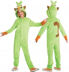 Costum pentru copii POKEMON Grookey kigurumi verde 137–149 cm (10–12 ani)