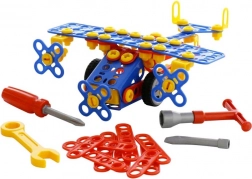 Set de construcție Tânărul inginer – avion, 144 piese