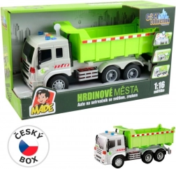 Camion pe impuls cu lumină și sunet