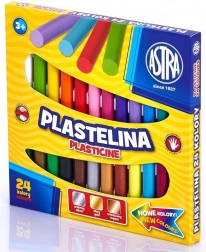Plastilină Astra 24 culori