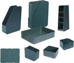 Set de birou Concorde Eco, 7 piese, verde