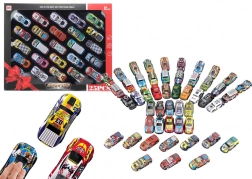 Set mașinuțe cu tracțiune - colecție colorată 25 de bucăți