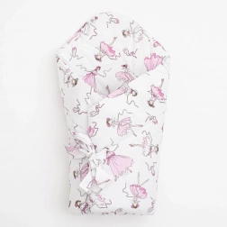 Scutec înfășat pentru bebeluși New Baby Ballerina Bella