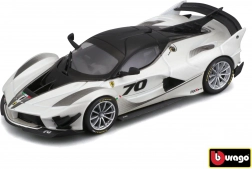 model metalic de mașină bburago ferrari fxx-k evo 2017 1:43 alb/negru