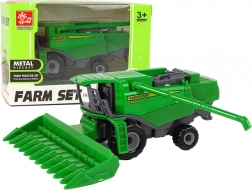 Combine agricol mic verde – jucărie din plastic