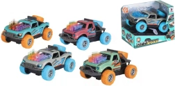 Mașină off-road cu mecanism cu volantă, cu efecte luminoase și sonore