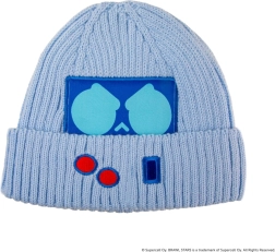 Căciulă de iarnă Brawl Stars 8-Bit, albastru deschis
