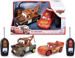 Mașini RC Fulger McQueen și Remy Twin Pack 1:32, 14 cm, 1 canal