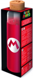 Sticlă de sticlă cu husă 585 ml – SUPER MARIO