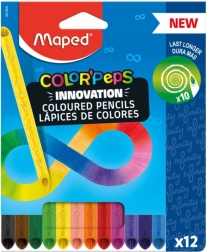Creioane de colorat MAPED Color'Peps Infinity 12 buc