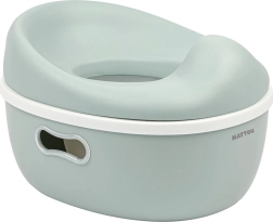 Nattou oliță de învățare 3-în-1 Potty verde salvie