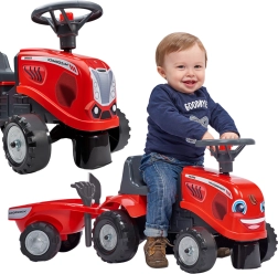 Tractor McCormick pentru copii cu remorcă