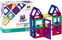 Cubi magnetici 3D Playmags set 24 buc