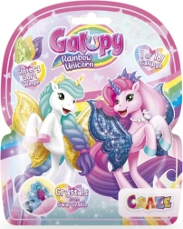 Galupy Rainbow Unicorn figurină de colecție unicorn cu aripi și cristal Swarovski